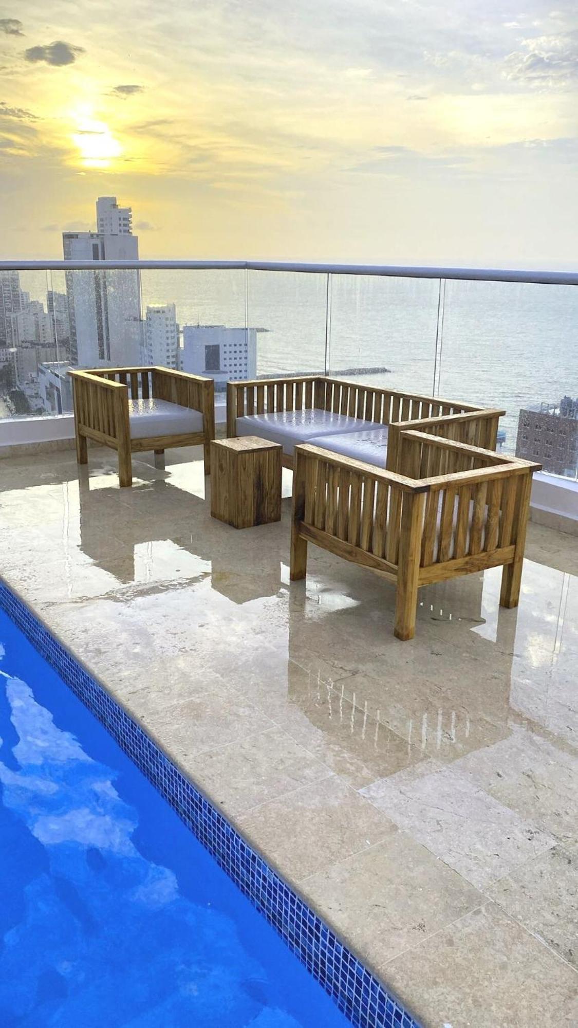 Apartamento Loft Duplex Con Vista Al Mar Y Excelente Ubicacion Cartagena
